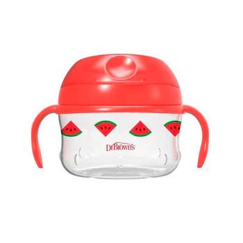 Vasito para Snacks con Agarradores y Tapa, Rojo - Kinder Guatemala - 