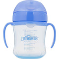 Vaso entrenador Dr Brown con agarradores 6oz Boquilla Suave, Azul - Kinder Guatemala - 