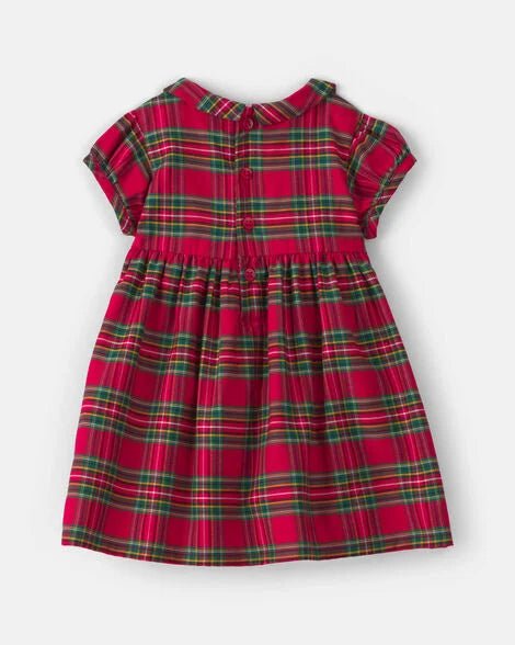 Vestido Carter's Algodón y Poliéster a cuadros para niña - Kinder Guatemala - Vestidos