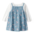 Vestido Carters de tirantes con blusa de manga larga estampado de jersey para niña - Kinder Guatemala - Vestidos