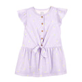 Vestido Carters manga corta con botones al frente diseño de limones color morado de algodón para niña - Kinder Guatemala - Vestido de algodón.