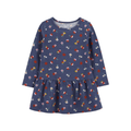 Vestido Carters manga larga estampado flores azul niña - Kinder Guatemala - 