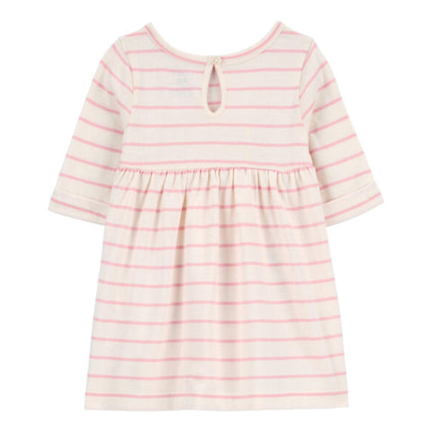 Vestido Carters manga larga rayado diseño de manzana y calzoncito para niña - Kinder Guatemala - 