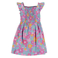 Vestido de Popeline Blue Seven Flowers multicolor - Kinder Guatemala -