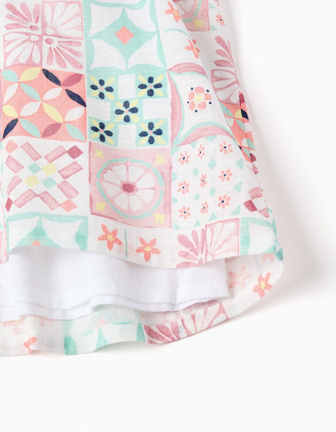 Vestido Zippy estampado con tirantes - Kinder Guatemala -