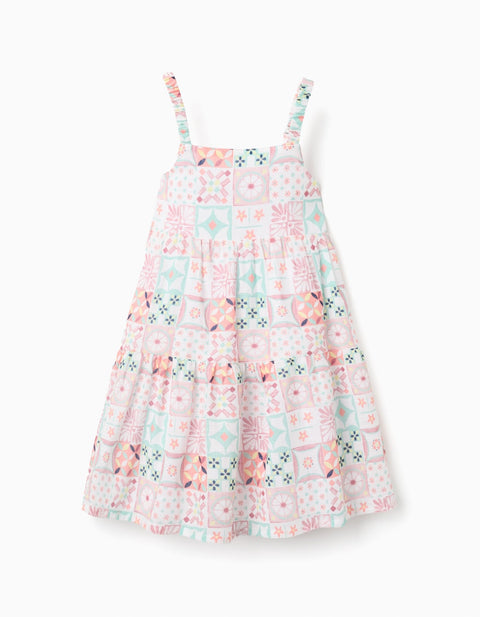 Vestido Zippy estampado con tirantes - Kinder Guatemala -