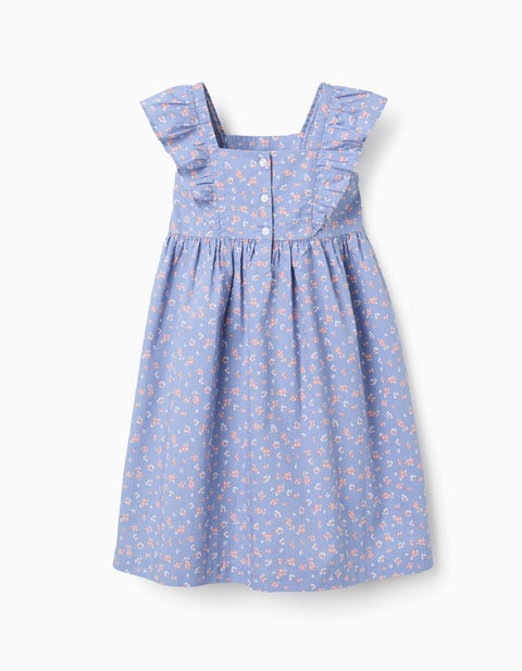 Vestido Zippy plateado con vuelitos en las mangas - Kinder Guatemala -