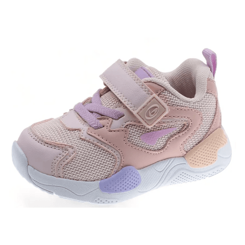 Zapato Beppi tipo Tenis deportivo con cintas y cincho con velcro para niña color rosado - Kinder Guatemala - 