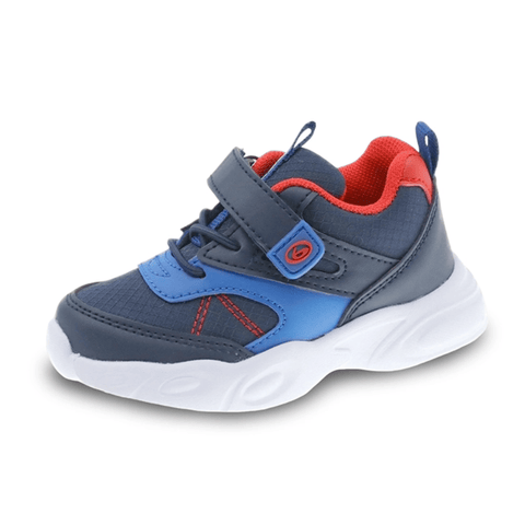 Zapato Beppi tipo Tenis deportivo con cintas y cincho con velcro para niño color azul - Kinder Guatemala - 