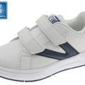 Zapato casual Beppi, en cuero sintético y textil, con refuerzo de la puntera de cuero. Aprieta con veLcro para calzar y ajustar fácilmente, suela de goma antideslizante. - Kinder Guatemala - Zapatos Casuales
