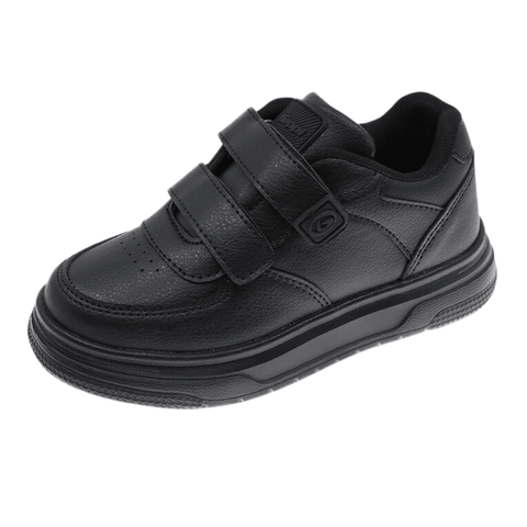 Zapatos Beppi con doble velcro negros, niño. - Kinder Guatemala - 