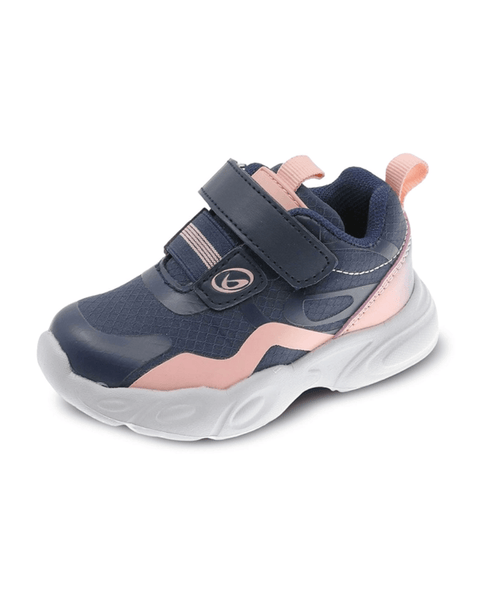 Zapatos Beppi tipo tenis con velcro azul y rosado, niña. - Kinder Guatemala - Zapatos tenis