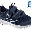 Zapatos deportivos Beppi azul con velcro con sello blanco y cintas - Kinder Guatemala - 
