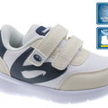 Zapatos deportivos Beppi blanco con contraste V en azul y cierre con velcros - Kinder Guatemala - 