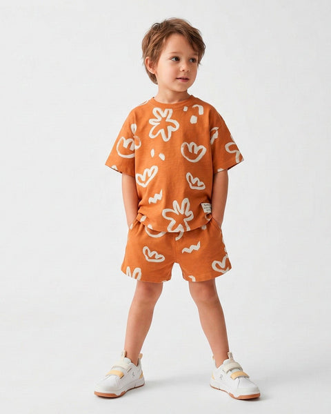 Zapatos On "Roger Kids" color blanco y marfil estilo casual. - Kinder Guatemala - Zapatos Casuales