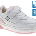 Zapatos tipo casual Beppi Blanco con detalles rosado y suela orilla rosada - Kinder Guatemala - 