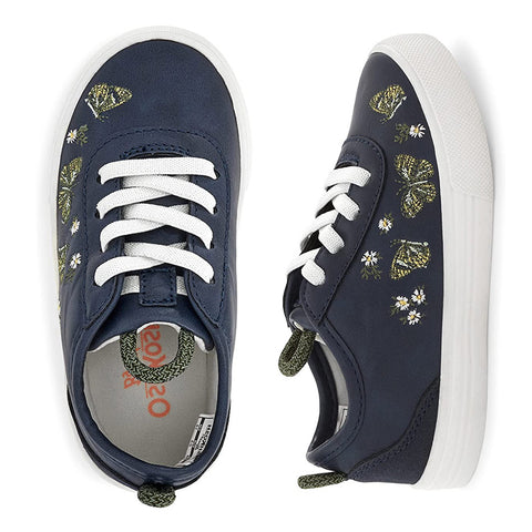 Oshkosh Tenis casual azul estampado mariposa