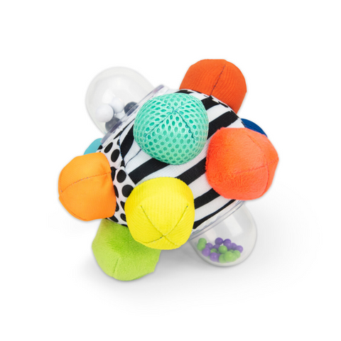 Sassy Juguete pelota con sonido y variedad de texturas