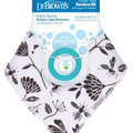 Dr. Browns Babero Bandana Flores y Bichos con Pepe Turquesa - Kinder Guatemala - 