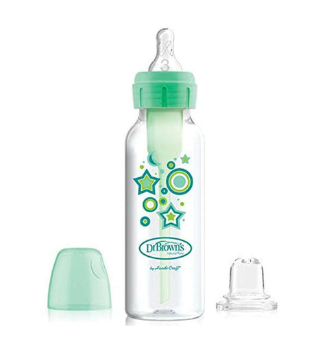 Dr. Browns - Pacha de Transición Verde 8oz. mamón nivel 3 y boquilla suave - Kinder Guatemala - 