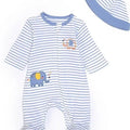 Little Me Pijama con pies estampado elefante con gorra niño - Kinder Guatemala - 