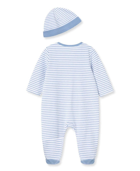 Little Me Pijama con pies estampado elefante con gorra niño - Kinder Guatemala - 