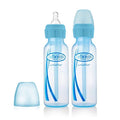 Pacha Dr Brown's 8oz. Cuello Delgado, 2 - pack, Color Azul - Kinder Guatemala - 