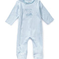 Pijama thank heavens Little me para niño - Kinder Guatemala - Pijama con pies.